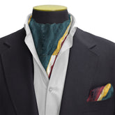 MIDNIGHT ARTIST SILK CRAVAT & POCKET SQUARE SET